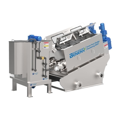 kopen Volledig automatische besturing van slib ontwatering machine verstoppen gratis schroefpers ontwerp online manufacture