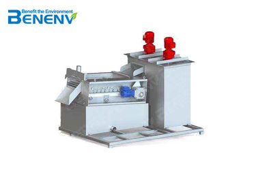 Van de de Modder Ontwaterende Machine van het behandelings van afvalwatermateriaal de Waterzuiveringsinstallatiemachine met de Pers van de Riemfilter