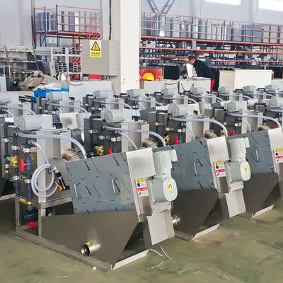 De Persmodder van de voedselschroef het Ontwateren Machinewaterzuiveringsinstallatie
